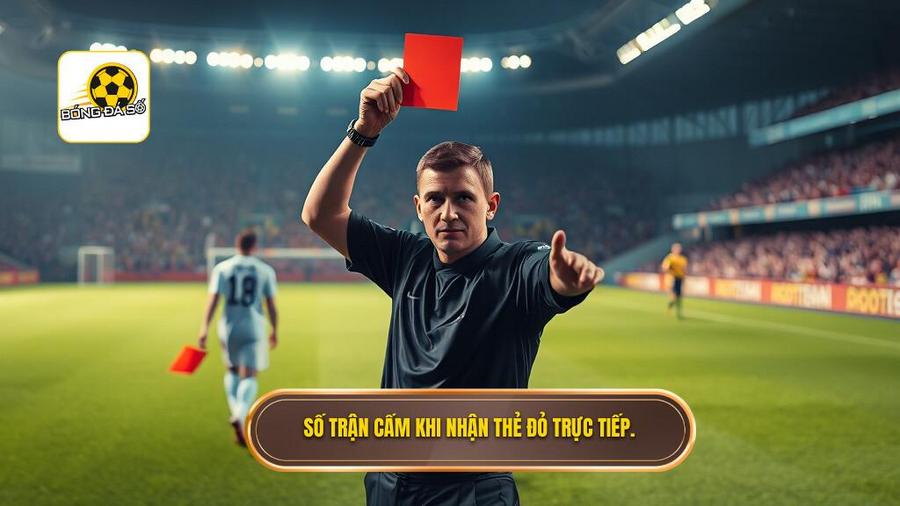 Thẻ đỏ trực tiếp bị cấm mấy trận? Quy định mới nhất từ FIFA 2 Số trận cấm khi nhận thẻ đỏ trực tiếp