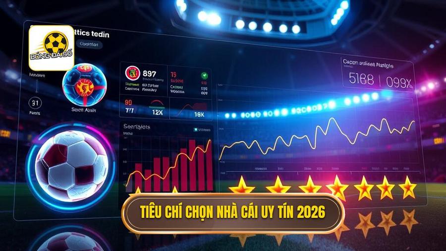 Top nhà cái cá cược bóng đá uy tín 2026: Cập nhật xu hướng và bảng xếp hạng mới nhất 1 1. Tiêu chí chọn nhà cái uy tín 2026