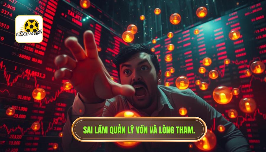 Những sai lầm khi đánh tài xỉu: Tại sao bạn mãi vẫn chưa thể về bờ? 2 Sai lầm trong quản lý vốn và lòng tham vô độ